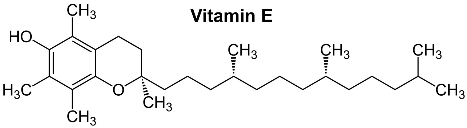 Vitamin E chemical structure