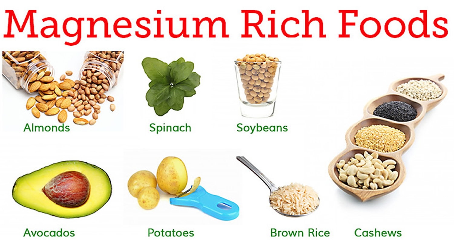 Magnesium Supplements, Foods with Magnesium, Deficiency