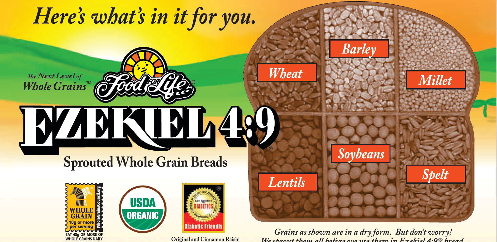 Is Ezekiel Bread Gluten Free Ingredients