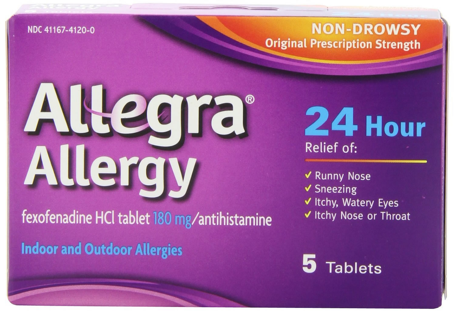 allegra dose for cold