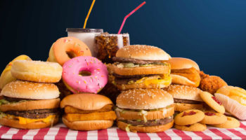eating junk food