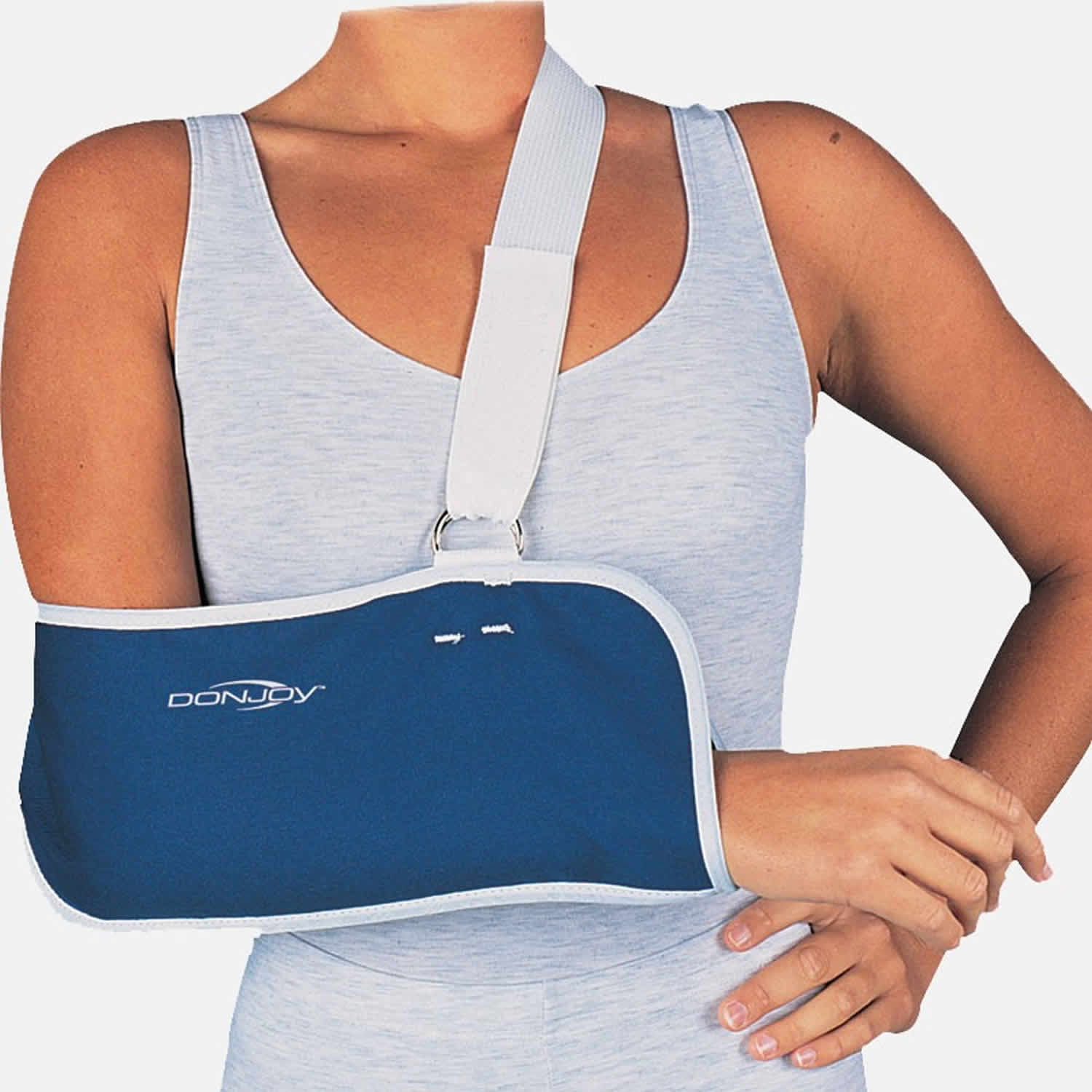 Broken collarbone arm sling