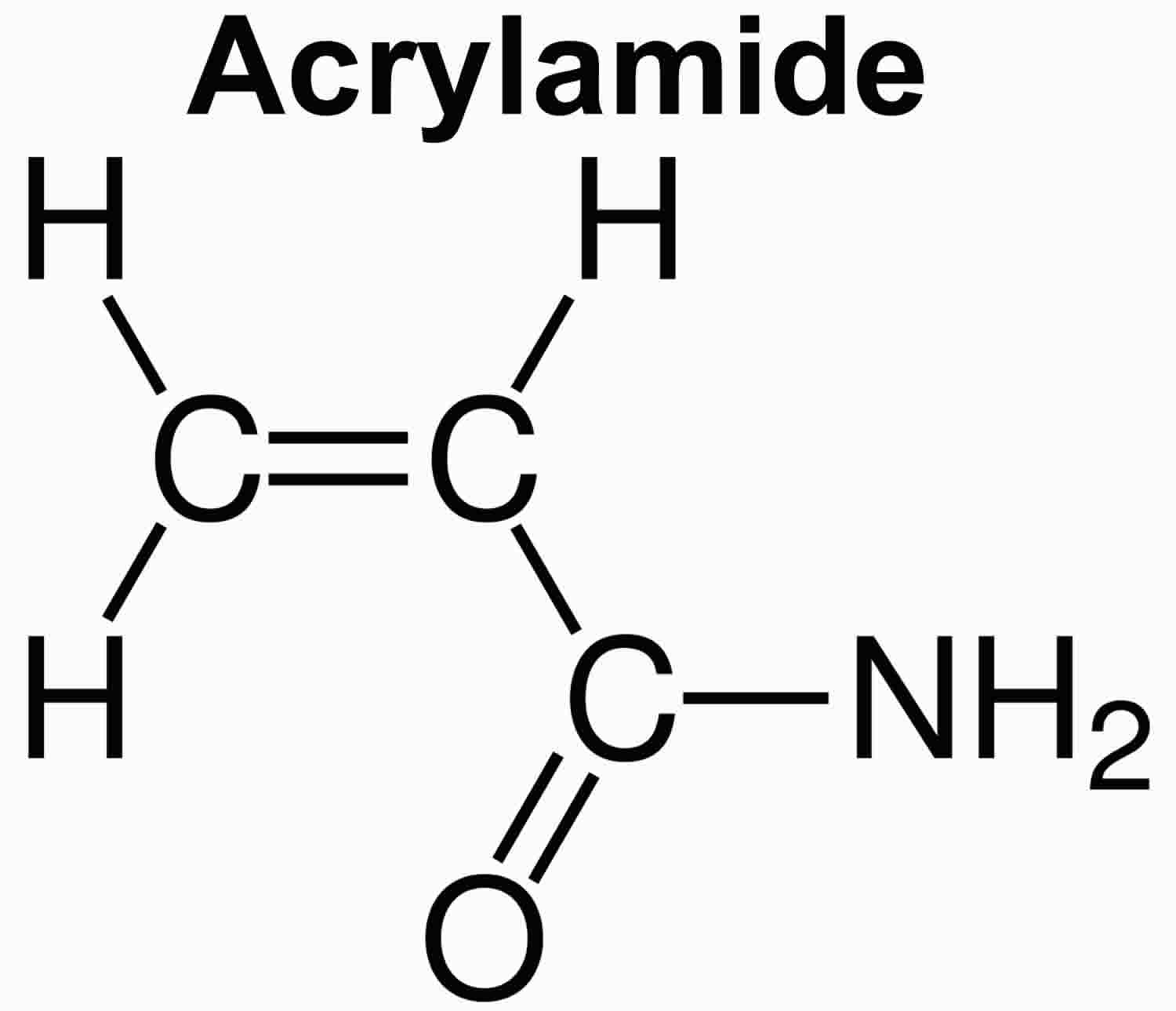 Acrylamide chemical structure