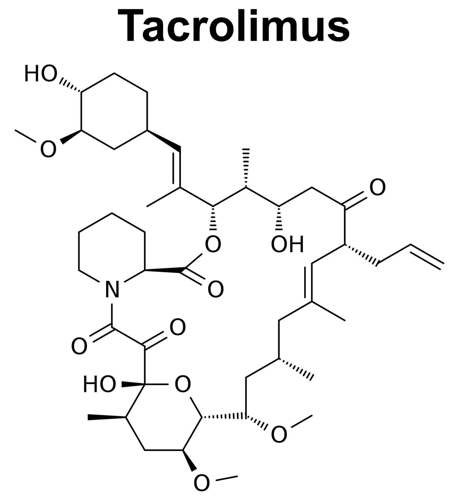 Tacrolimus chemical structure