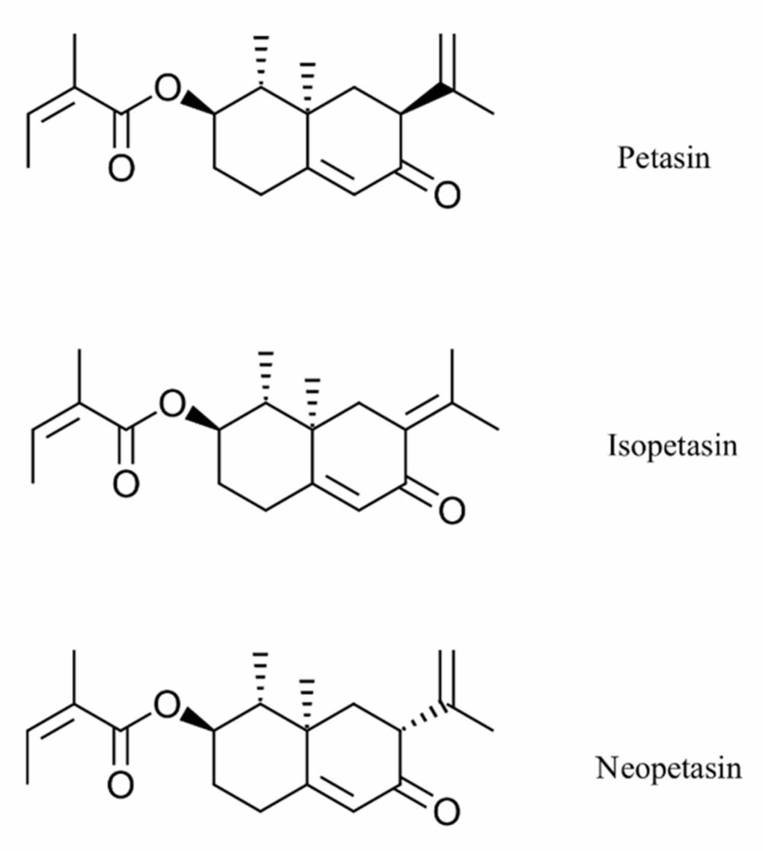 Petasins chemical structure